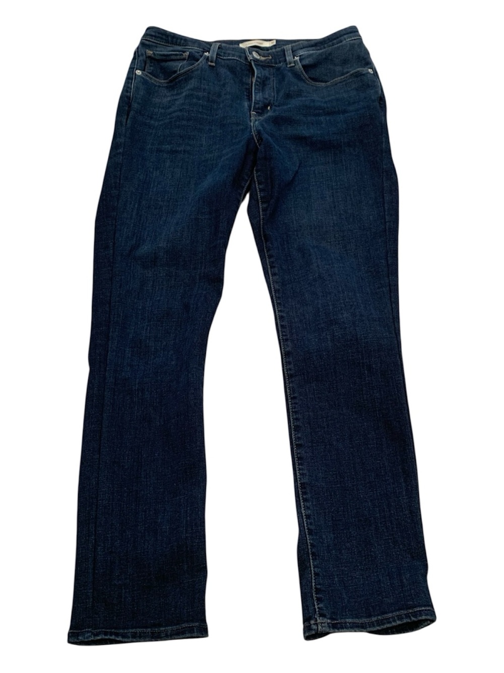 Levi's Dark Blue Straight-Leg Women's Jeans